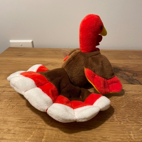 Ty Beanie Babies Gobbles Turkey 1996 – New Tag Protector VINTAGE - Picture 8 of 9